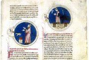 Alfonso X el Sabio. Detalle de una página del «Libro de astromagia». Biblioteca Valenciana.