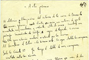 Imagen del manuscrito «La casa de Bernarda Alba», 19 de junio de 1936. Colección Fundación Federico García Lorca.