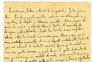 Carta manuscrita de Federico García Lorca a sus padres y hermanos, Nueva York, Nueva York, principios de noviembre de 1929. Colección Fundación Federico García Lorca.