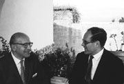Con José Gaos en México, 1963.