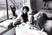 Luisa Valenzuela con Carlos Fuentes