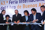 Luisa Valenzuela durante la inauguración de la 43º Feria del Libro de Buenos Aires