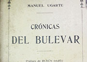 Cubierta de «Crónicas del bulevar». París: Garnier, 1902. Prólogo de Rubén Darío