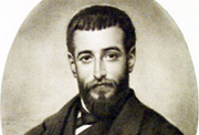 Marcelino Menéndez Pelayo, con 27 años. Óleo de Luis de Madrazo.