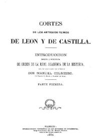 Cortes de los antiguos Reinos de León y de Castilla