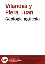 Geología agrícola