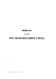 Memorias del general don Francisco Espoz y Mina. Tomo 3