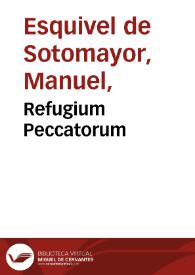 Refugium Peccatorum