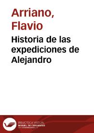Historia de las expediciones de Alejandro