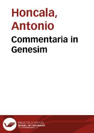 Commentaria in Genesim