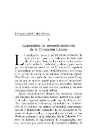 Exposición de encuadernaciones de la Colección Lázaro