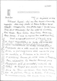 Carta de Carlos Esplá a Eugenio Xammar, 11 de julio de 1956