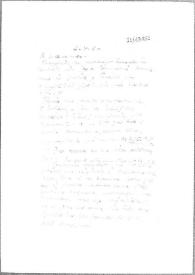 Carta a Eugenio Xammar. 6 de mayo de 1960
