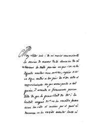 Carta a José Nicolás de Azara del jesuita aragonés de la Provincia del Paraguay, Joaquín Millas, agradeciéndole su recomendación para recibir una segunda pensión en premio a su labor literaria, de la que había publicado 