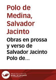 Obras en prossa y verso de Salvador Jacinto Polo de Medina