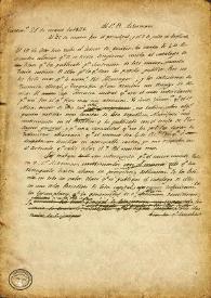 Carta de José Cecilio del Valle a Rudolph Ackermann. Guatemala, 25 de marzo de 1826