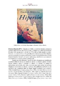 Ediciones Hiperión (1975-  ) [Semblanza]
