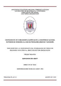 Configuración de comunidades académicas en la Universidad Nacional Autónoma de Honduras. El caso de Psicología, Medicina y Economía