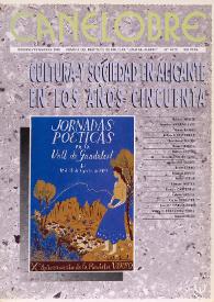 Canelobre, 14-15 (invierno-primavera 1989). Cultura y sociedad en Alicante en los años cincuenta