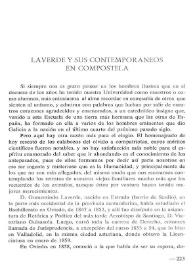 Laverde y sus contemporáneos en Compostela