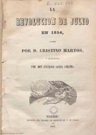 La revolución de julio en 1854. Tomo 2
