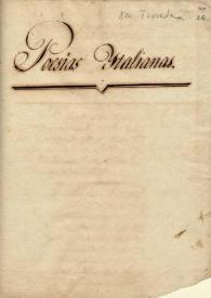 Poesías italianas | Biblioteca Virtual Miguel de Cervantes