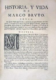 Historia y vida de Marco Bruto / Francisco de Quevedo | Biblioteca Virtual Miguel de Cervantes