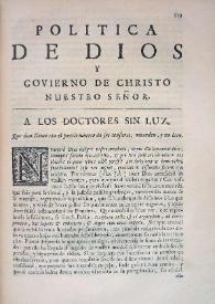 Política de Dios y gobierno de Cristo : parte primera / Francisco de Quevedo | Biblioteca Virtual Miguel de Cervantes
