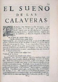 El sueño de las calaveras / Francisco de Quevedo | Biblioteca Virtual Miguel de Cervantes