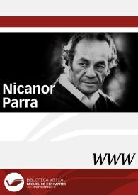 Nicanor Parra / dirección Berta López Morales | Biblioteca Virtual Miguel de Cervantes