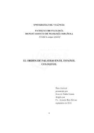 El orden de palabras en el español coloquial / Xose A. Padilla García | Biblioteca Virtual Miguel de Cervantes