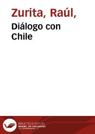 Diálogo con Chile / Raúl Zurita | Biblioteca Virtual Miguel de Cervantes