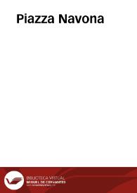 Plaza Navona | Biblioteca Virtual Miguel de Cervantes
