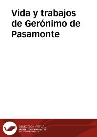 Vida y trabajos de Gerónimo de Pasamonte / edición de Florencio Sevilla | Biblioteca Virtual Miguel de Cervantes