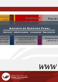 Anuario de Derecho Penal | Biblioteca Virtual Miguel de Cervantes
