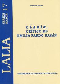 Clarín, crítico de Emilia Pardo Bazán / Ermitas Penas | Biblioteca Virtual Miguel de Cervantes