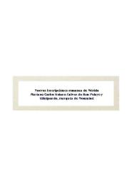 Nuevas inscripciones romanas de Mérida / Mariano Carlos Solano Gálvez de San Pelayo y Villalpando | Biblioteca Virtual Miguel de Cervantes