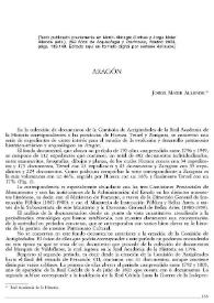 Aragón. 250 años de Arqueología y Patrimonio / Jorge Maier Allende | Biblioteca Virtual Miguel de Cervantes