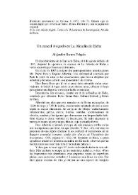 Un cancel visigodo en La Alcudia de Elche / Alejandro Ramos Folqués | Biblioteca Virtual Miguel de Cervantes