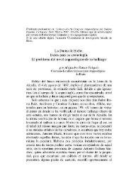 La Dama de Elche. Datos para su cronología. El problema del nivel arqueológico de su hallazgo / Alejandro Ramos Folqués | Biblioteca Virtual Miguel de Cervantes