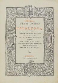 Libre dels feyts d'armes de Catalunya ; compost per Mossen Bernat Boades ... ; ara per primera volta estampades baix la direcció d'en Marián Aguiló y Fuster | Biblioteca Virtual Miguel de Cervantes