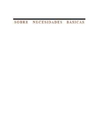 Autonomía y necesidades básicas | Biblioteca Virtual Miguel de Cervantes
