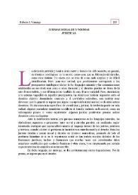 Normas morales y normas jurídicas | Biblioteca Virtual Miguel de Cervantes