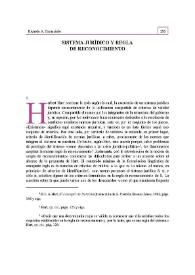 Sistemas jurídicos y regla de reconocimiento / Ricardo Alberto Caracciolo | Biblioteca Virtual Miguel de Cervantes