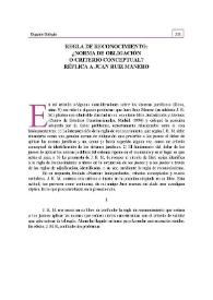 ¿Normas de obligación o critero conceptual? Réplica a Juan Ruiz Manero | Biblioteca Virtual Miguel de Cervantes