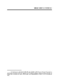 Mercado y justicia / Ernesto Garzón Valdés | Biblioteca Virtual Miguel de Cervantes