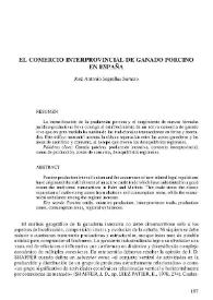 El comercio interprovincial de ganado porcino en España | Biblioteca Virtual Miguel de Cervantes