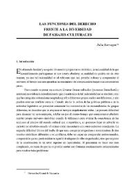 Las funciones del derecho frente a la diversidad de paisajes culturales / Julia Barragán | Biblioteca Virtual Miguel de Cervantes