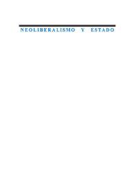 Neoliberalismo y Estado social | Biblioteca Virtual Miguel de Cervantes