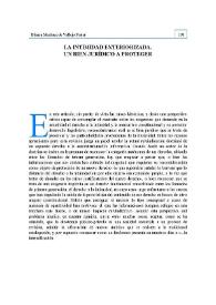 La intimidad exteriorizada. Un bien jurídico a proteger | Biblioteca Virtual Miguel de Cervantes